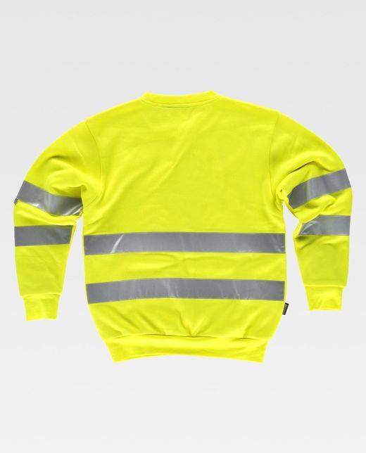 Sudadera AV cuello redondo Amarillo