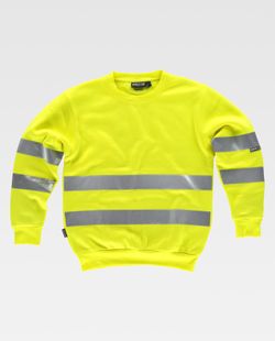 Sudadera AV cuello redondo Amarillo