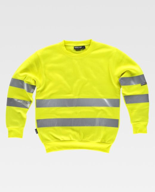 Sudadera AV cuello redondo Amarillo