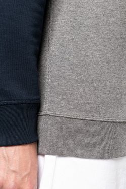 Zweifarbiges Sweatshirt aus Bio-Baumwolle Raglanärmel mit Rundhalsausschnitt für Männer