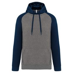 Sudadera Bicolor Con Capucha Adulto