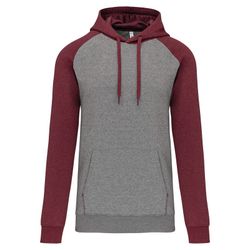 Sudadera Bicolor Con Capucha Adulto