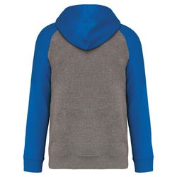 Sudadera Bicolor Con Capucha Adulto