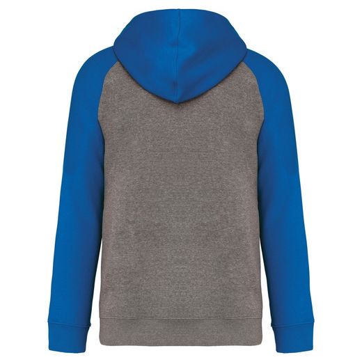 Sudadera Bicolor Con Capucha Adulto