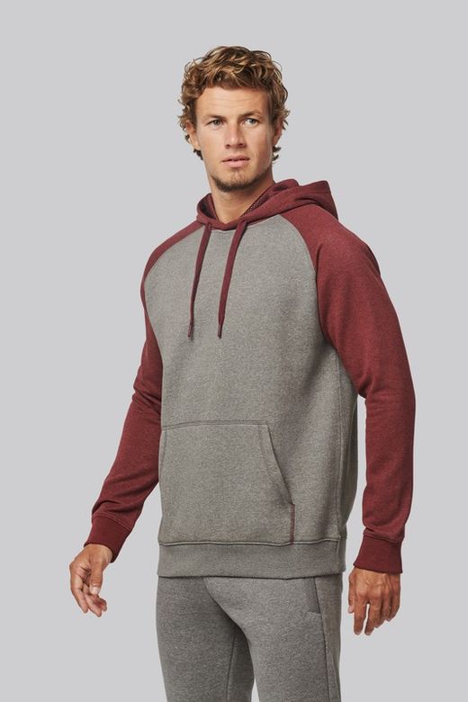 Sudadera Bicolor Con Capucha Adulto