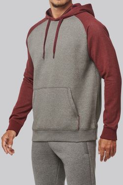 Sudadera Bicolor Con Capucha Adulto