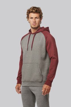 Sudadera Bicolor Con Capucha Adulto