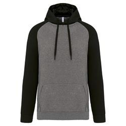 Sudadera Bicolor Con Capucha Adulto