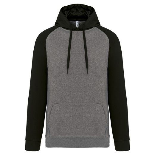 Sudadera Bicolor Con Capucha Adulto