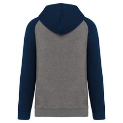 Sudadera Bicolor Con Capucha Adulto