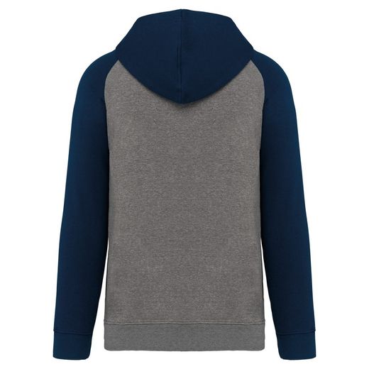 Sudadera Bicolor Con Capucha Adulto