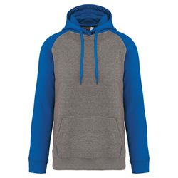 Sudadera Bicolor Con Capucha Adulto