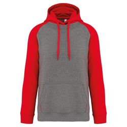 Sudadera Bicolor Con Capucha Adulto