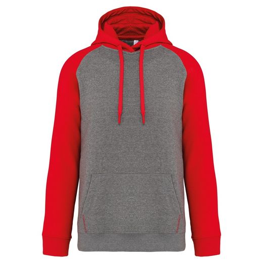Sudadera Bicolor Con Capucha Adulto
