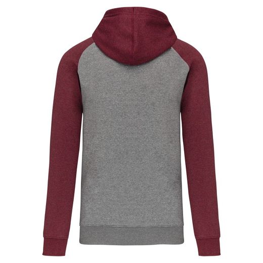 Sudadera Bicolor Con Capucha Adulto