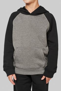 Zweifarbiger Hoodie für Jungen