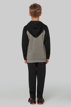 Zweifarbiger Hoodie für Jungen