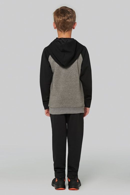 Zweifarbiger Hoodie für Jungen