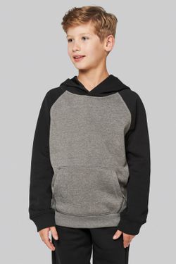 Zweifarbiger Hoodie für Jungen