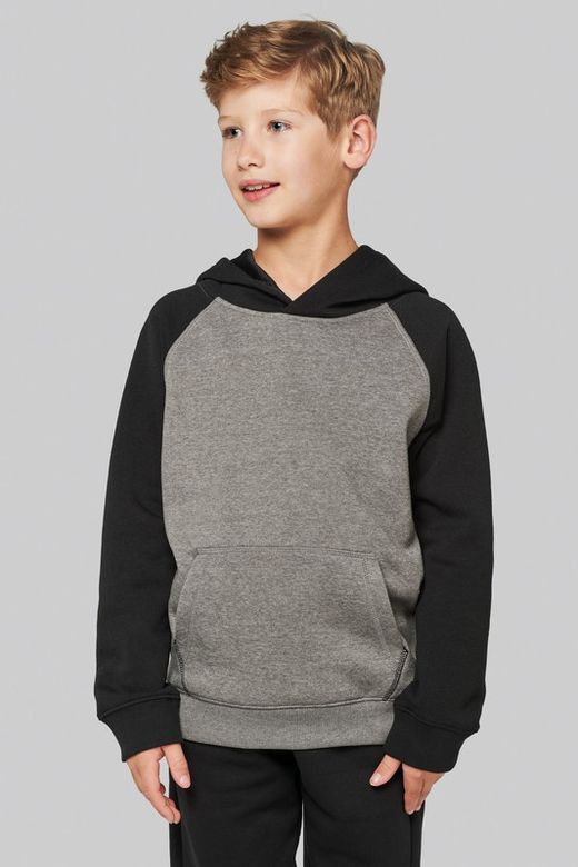 Two-tone hoodie for boys
