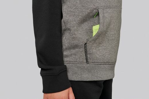 Zweifarbiger Hoodie für Jungen