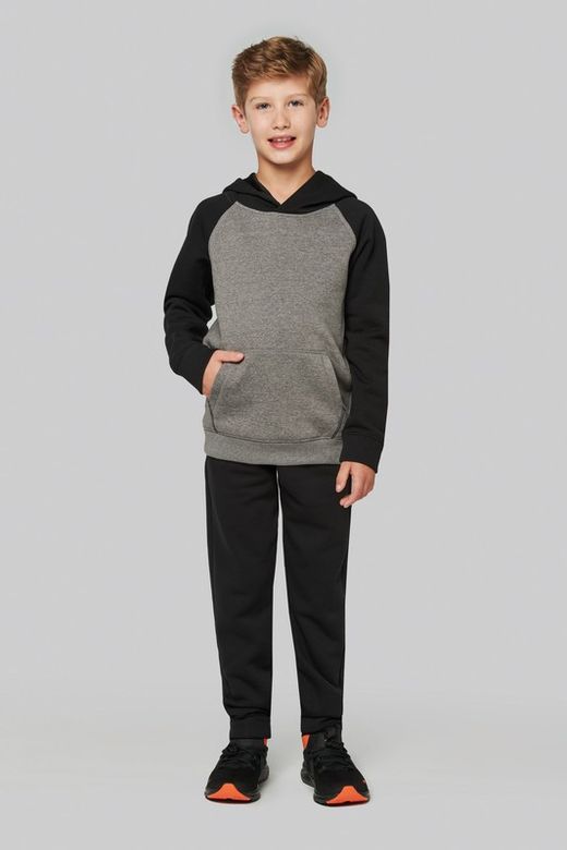 Zweifarbiger Hoodie für Jungen