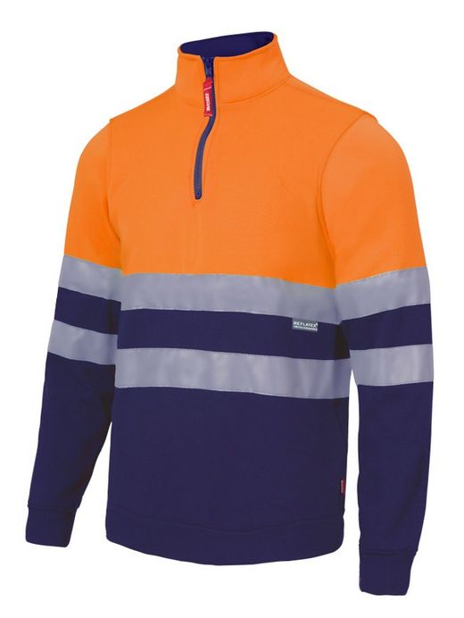 Sudadera bicolor cremallera av Velilla 305701