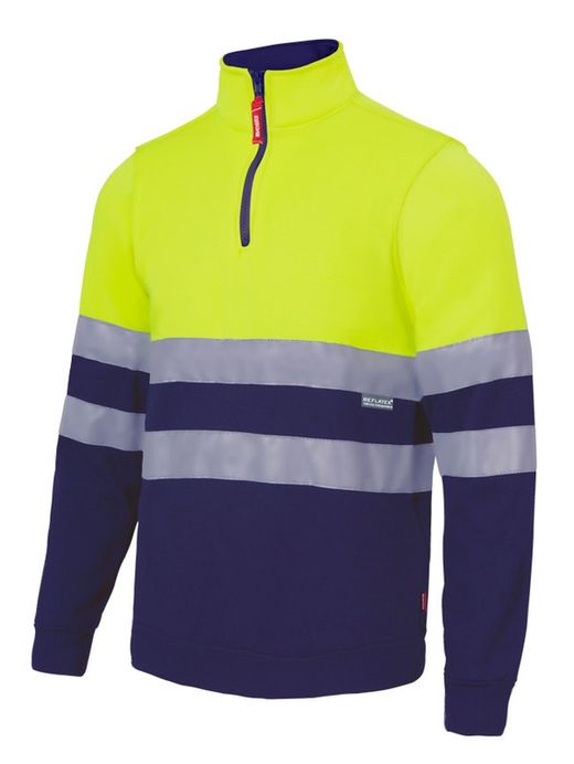 Sudadera bicolor cremallera av Velilla 305701