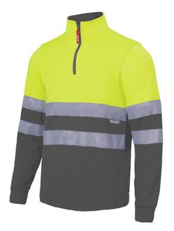 Sudadera bicolor cremallera av Velilla 305701