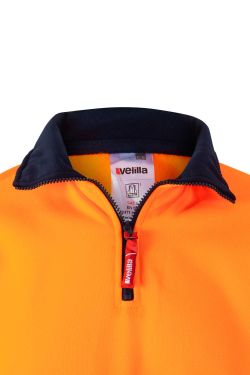 Sudadera bicolor cremallera rs