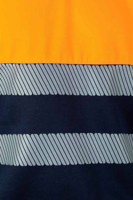 Sudadera bicolor cremallera rs