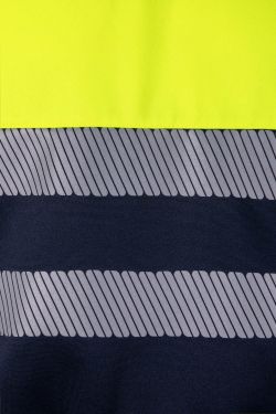 Sudadera bicolor cremallera rs