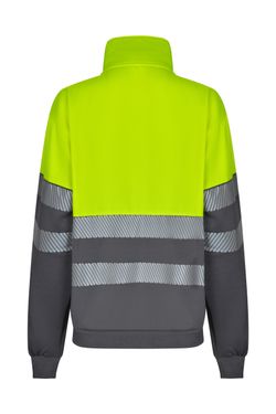 Sudadera bicolor cremallera rs