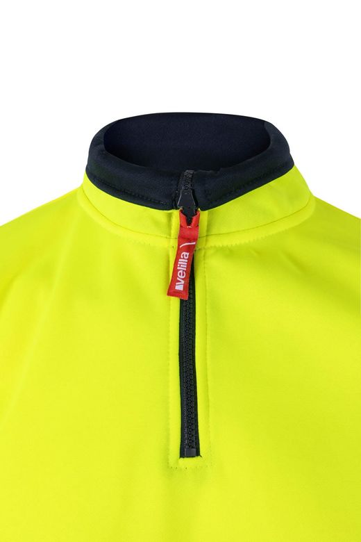 Sudadera bicolor cremallera rs