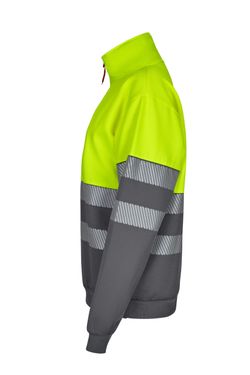 Sudadera bicolor cremallera rs