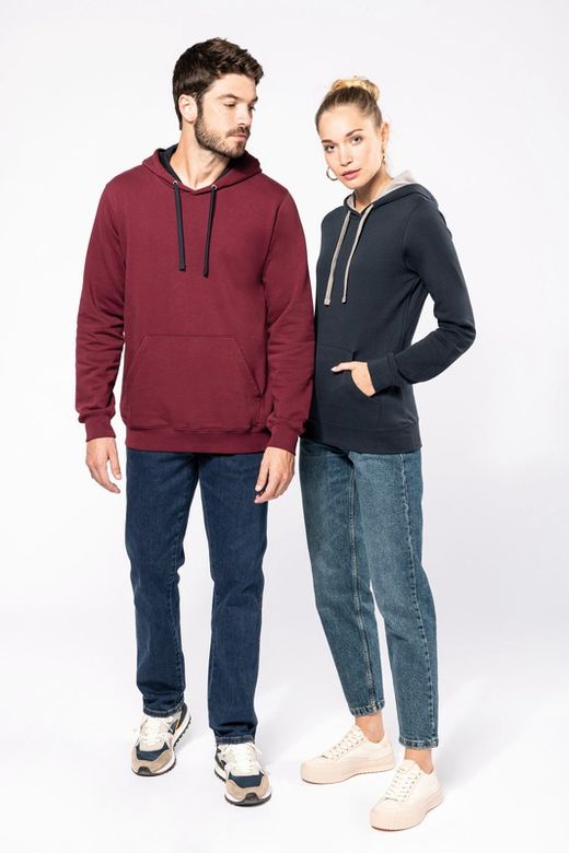 KONTRASTIERTE HOODIE