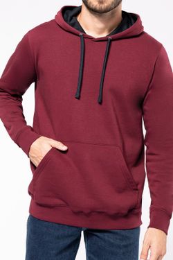 KONTRASTIERTE HOODIE
