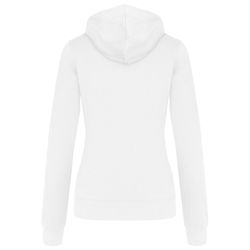 Sudadera capucha contrastada mujer