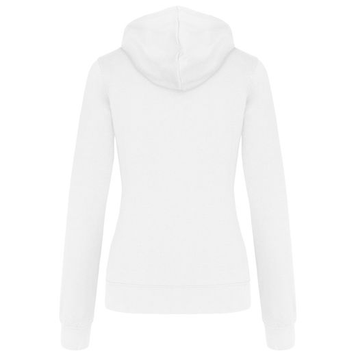 Sudadera capucha contrastada mujer
