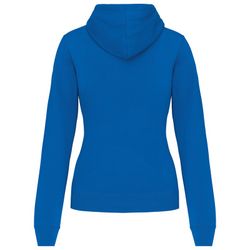Sudadera capucha contrastada mujer