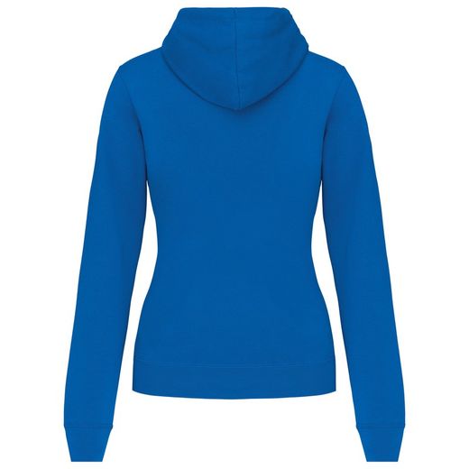 Sudadera capucha contrastada mujer