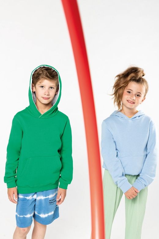 KONTRASTIERTER HOODIE FÜR KINDER