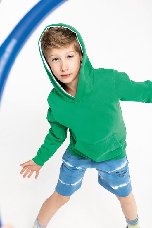 KONTRASTIERTER HOODIE FÜR KINDER