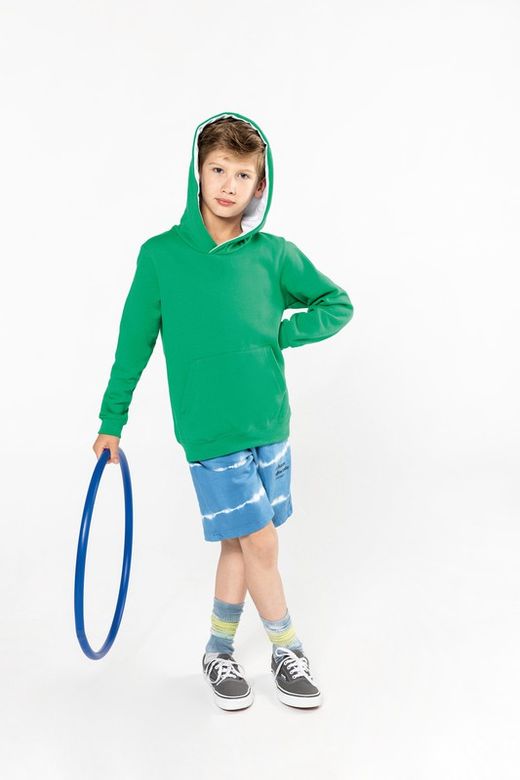 KONTRASTIERTER HOODIE FÜR KINDER
