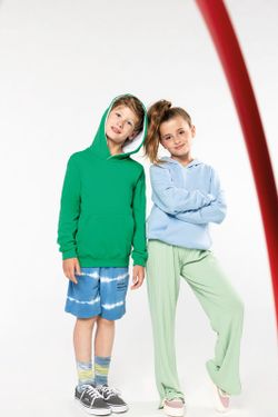 KONTRASTIERTER HOODIE FÜR KINDER