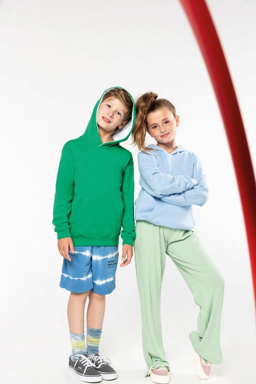 KONTRASTIERTER HOODIE FÜR KINDER