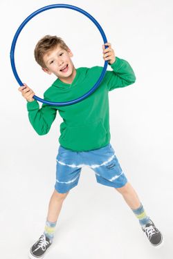 KONTRASTIERTER HOODIE FÜR KINDER