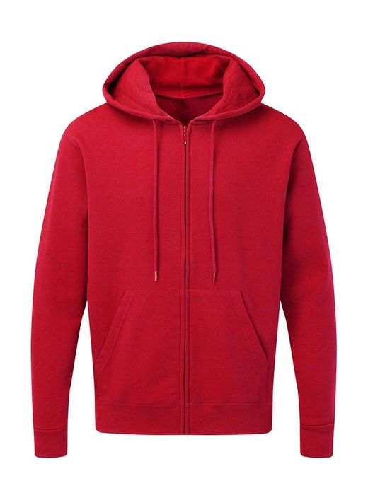 Sudadera capucha cremallera entera hombre