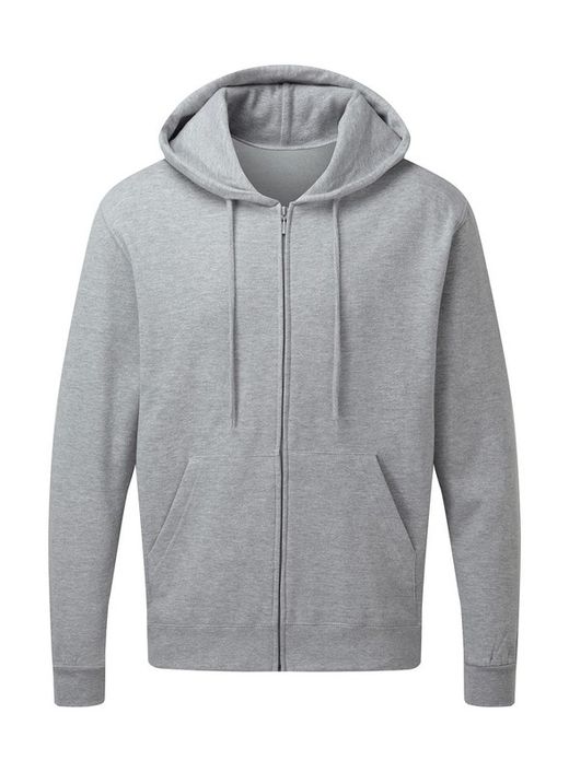 Sudadera capucha cremallera entera hombre