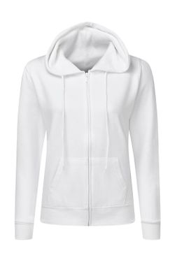 Sudadera capucha cremallera entera mujer